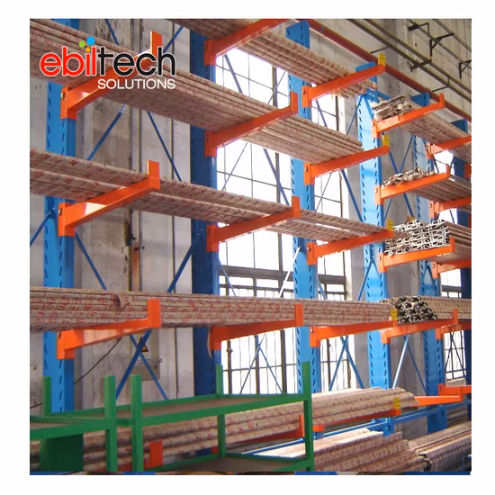Industrial Double Side Cantilevered Storage Rack Cantilever Racking System