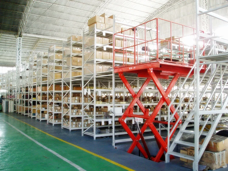 Industrial Warehouse Storage Metal Mezzanine Floor Shelf Racking